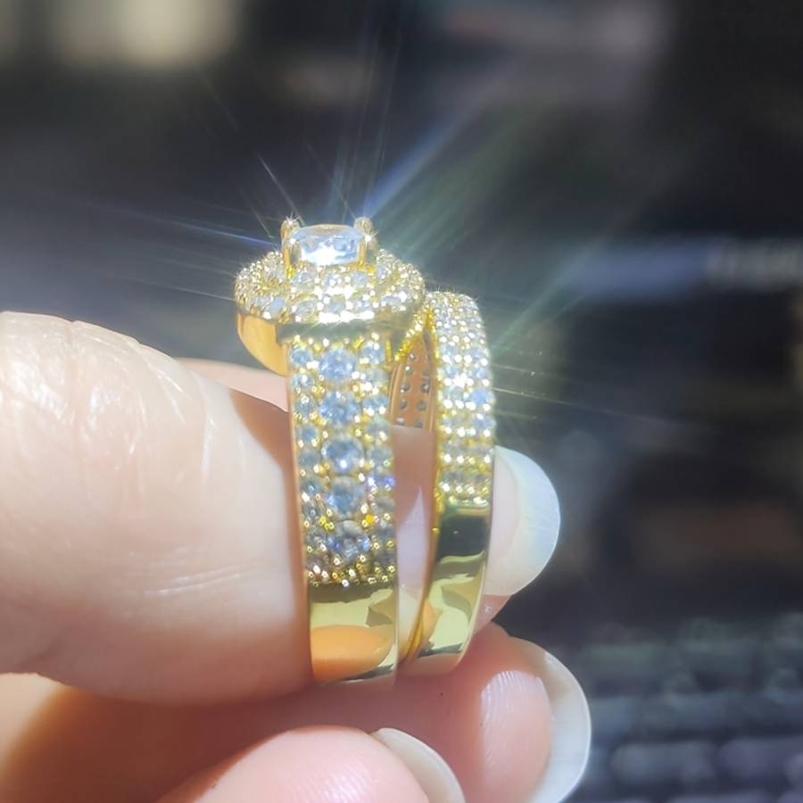 Modern Fashion Party Accessory Statement Ring Applicable People Women Add Men Size 10