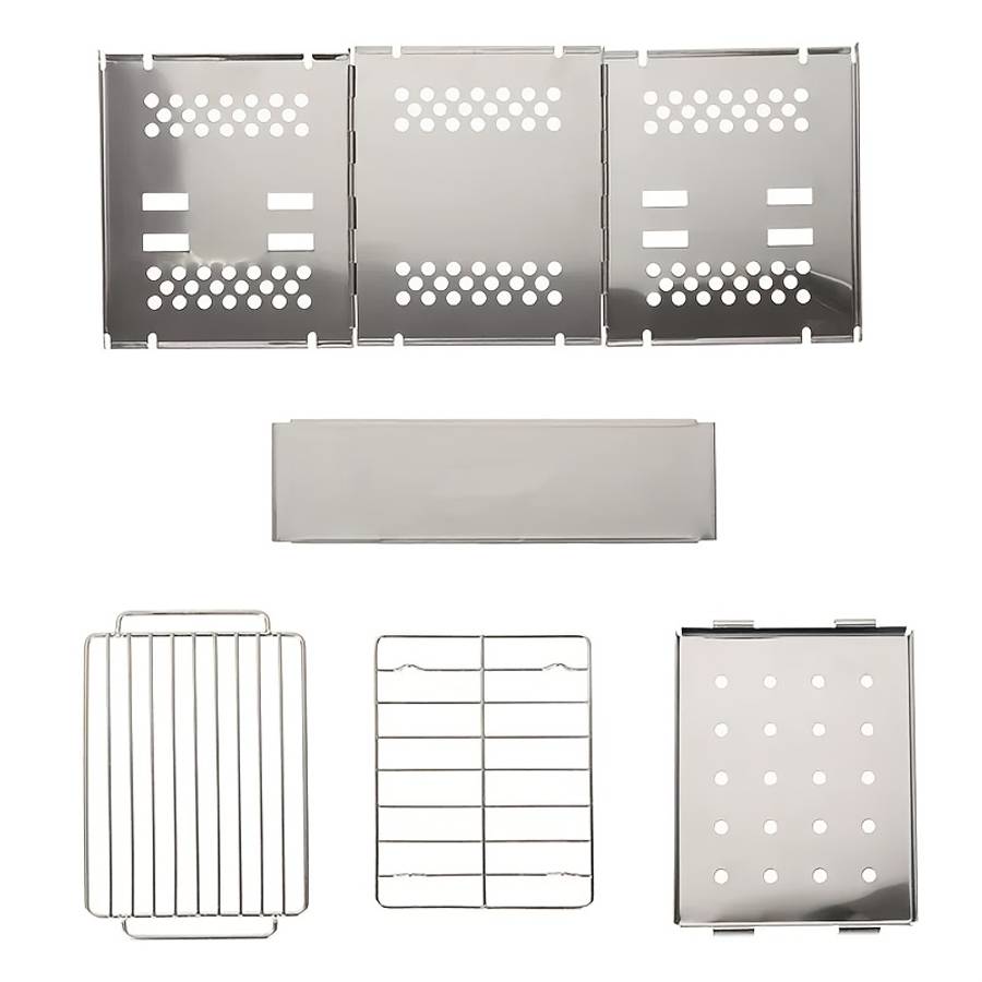 Barbecue Grill Color Silvery