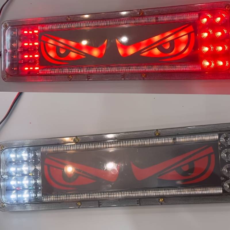 2pcs Car Rear Lights LED Lights for Car Auto Parts Automobile Assembly Lion Dance Ey