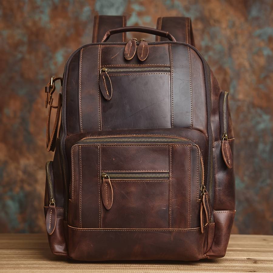 Men S Backpack Retro Coffee