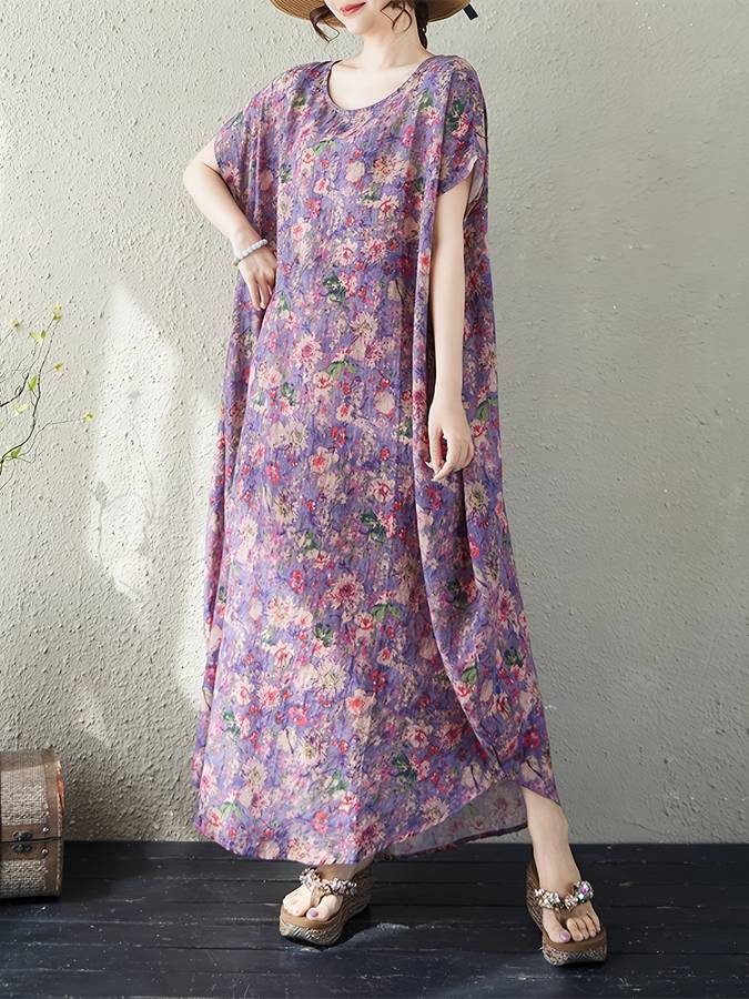 Women S Dress Color Purple Size Asian One Size