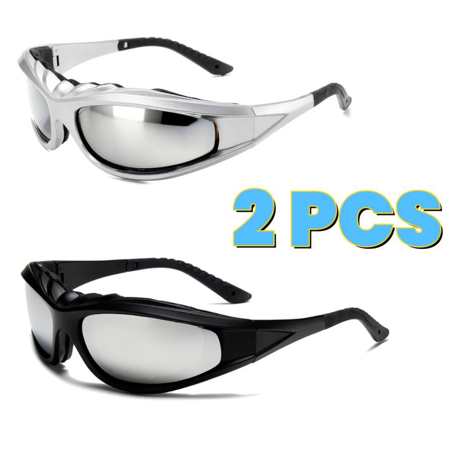 Cycling Glasses Color C5 Silvery  Black Silvery