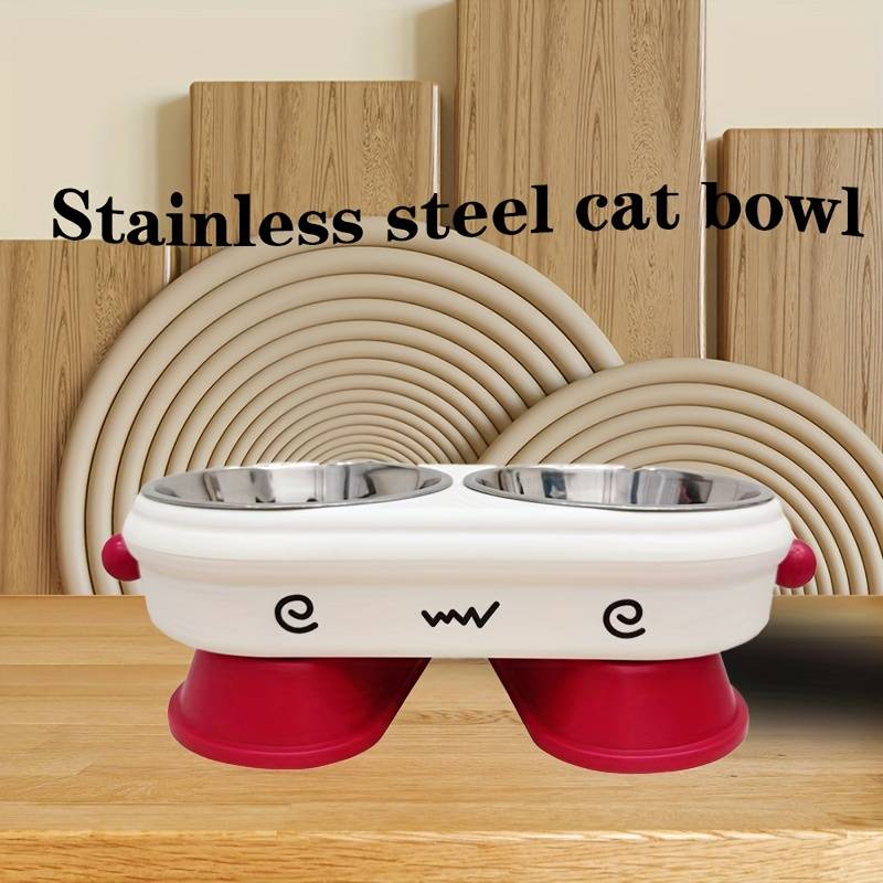 Pet Supplies Items Cats And Dogs Eat And Drink In A Square Bowl