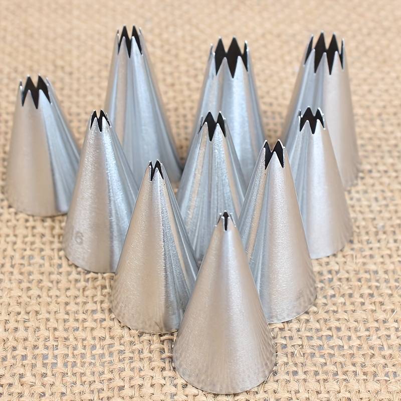 Professional Cake Decorating Head Quantity 10 Small Flower Nozzles