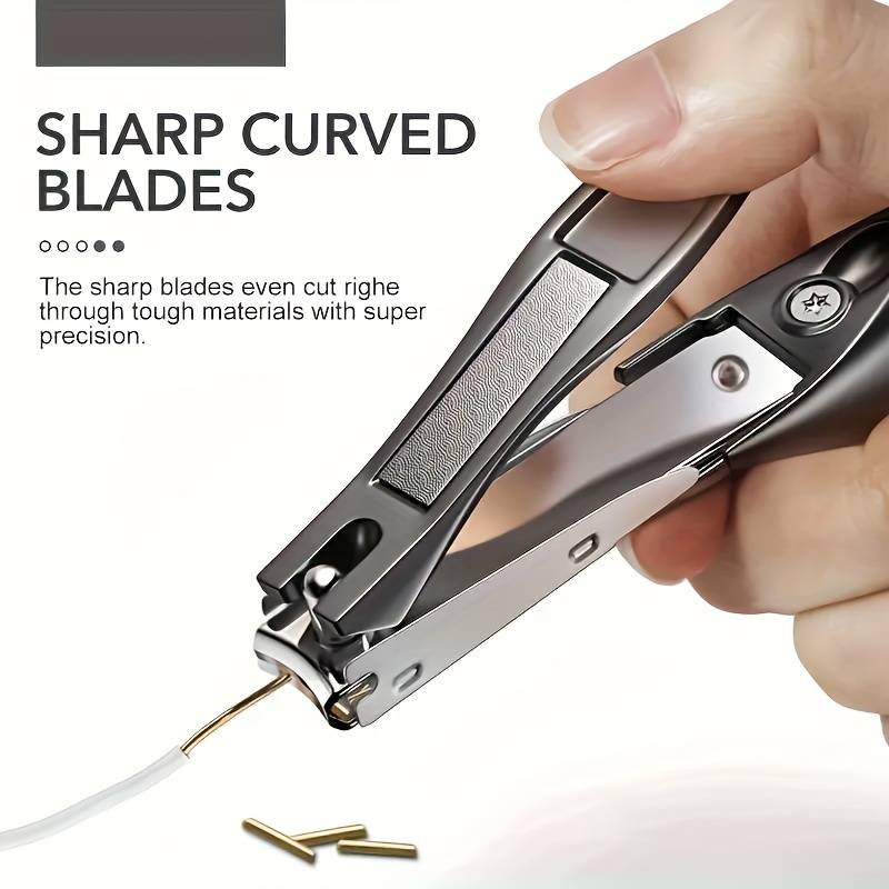 1pc High Quality Stainless Steel Nail Clippers Are Professional Solution For Thick Nails Sharp