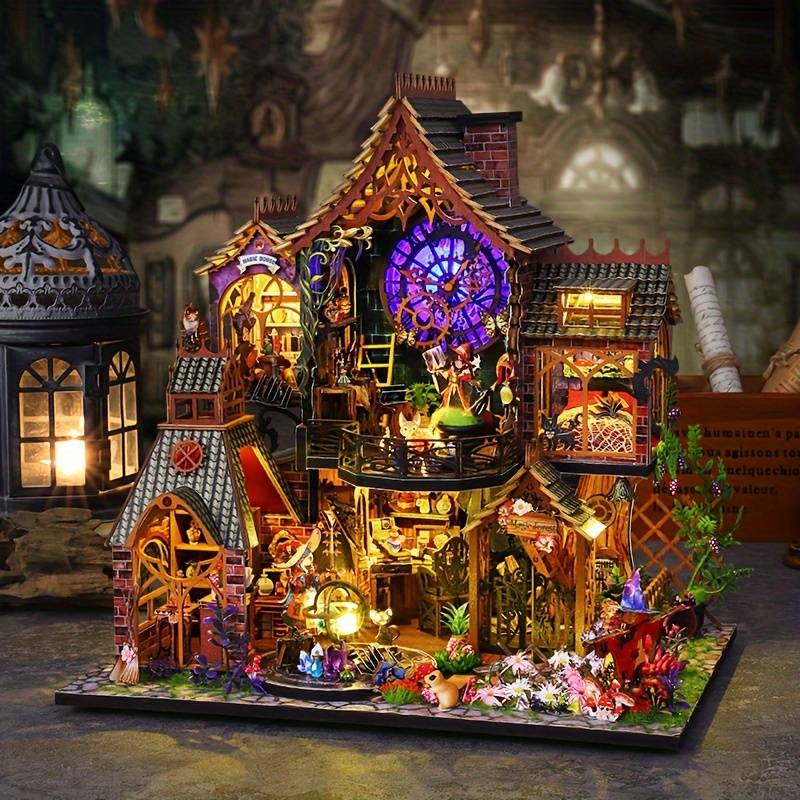 Building Toy Architectural Model Toy Set Style Magic Forest