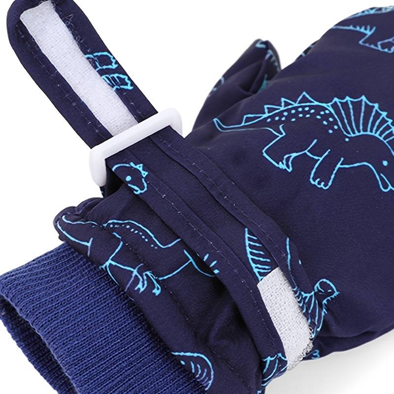 Winter Gloves Color Navy Blue Size M 2Y To 4Y