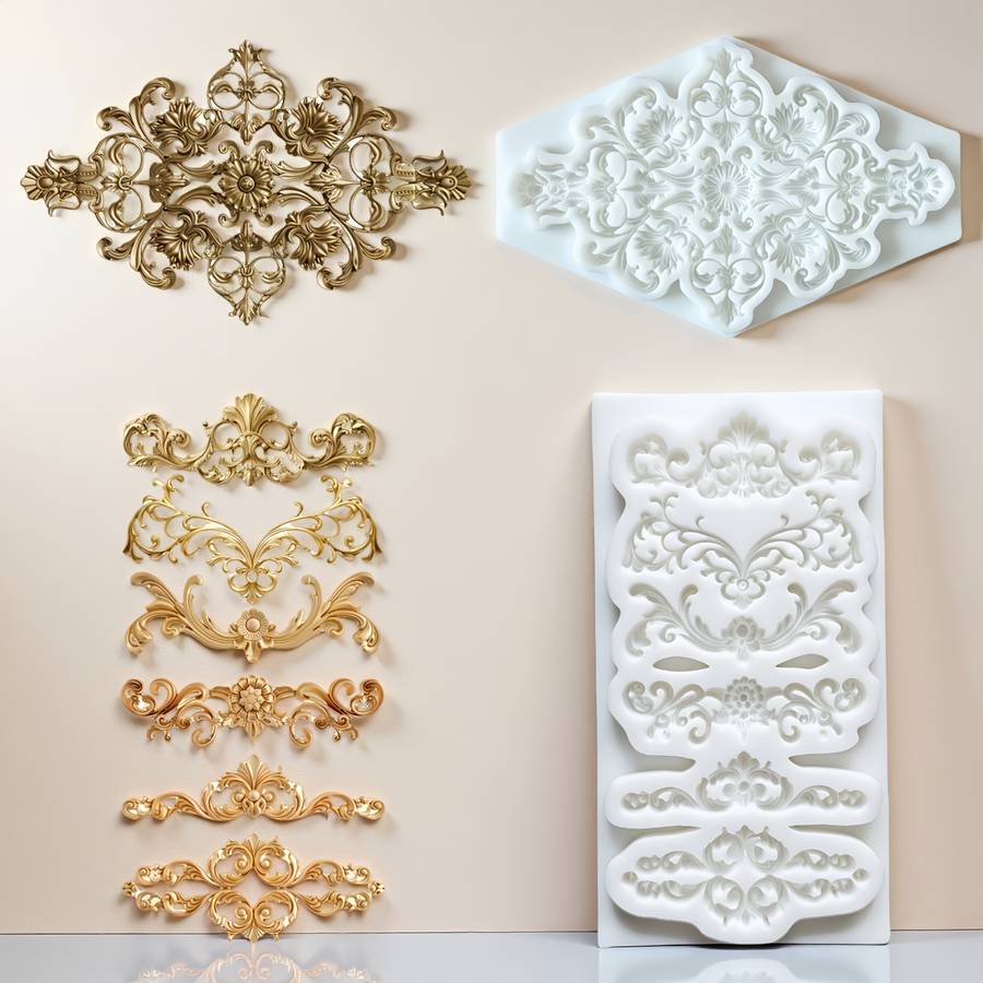 Suitable For Baking Molds Style Lace B