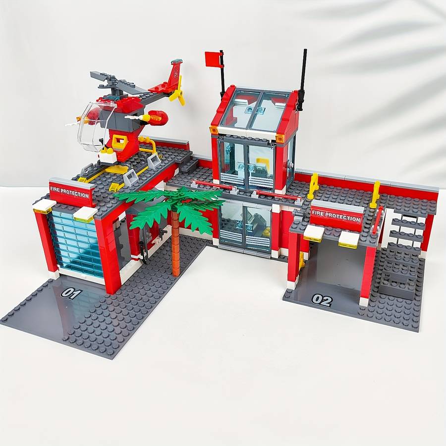 Building Toy Architectural Model Toy Set Items No. 07  758 Pieces