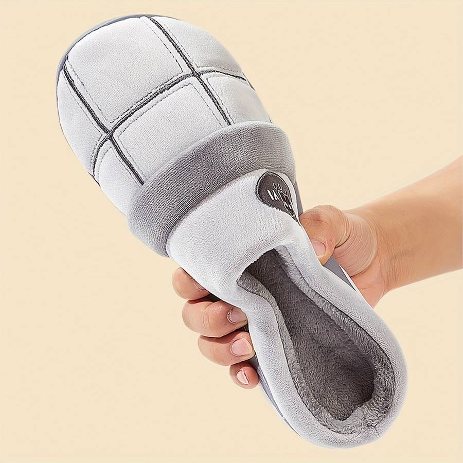 Cotton Slippers Color Granny Gray Sizeuk 11.5-12