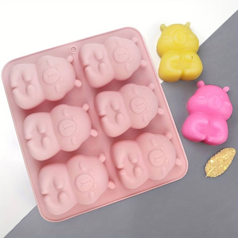 Suitable For Baking Molds Color Pink Hugging Bear