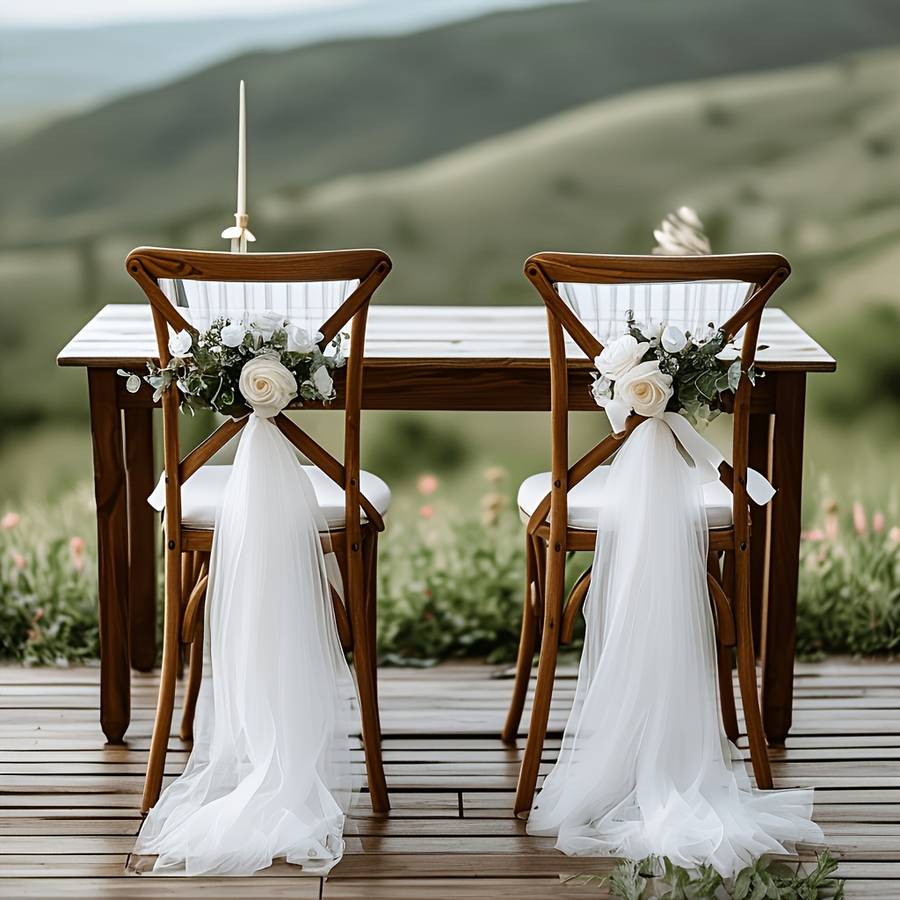 Wedding Supplies Color White Size 75Cm*400Cm 29.5In*157.5In