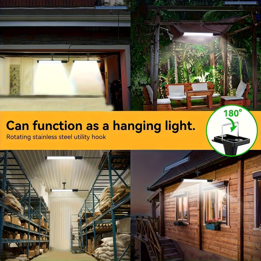 158LEDS 2XPE Outdoor Solar Light