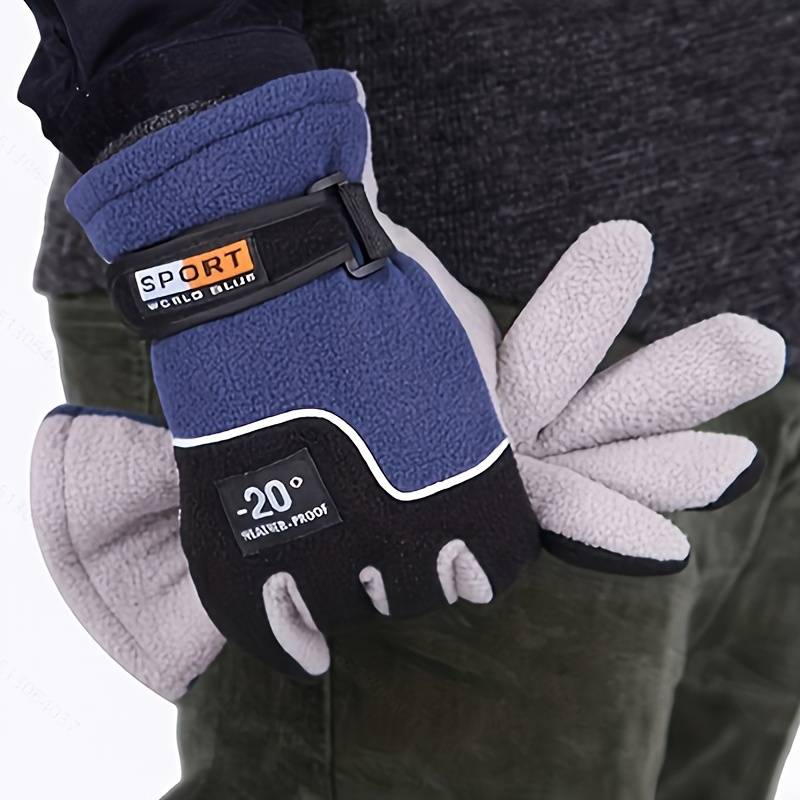 Winter Gloves Color Women To Rose Red