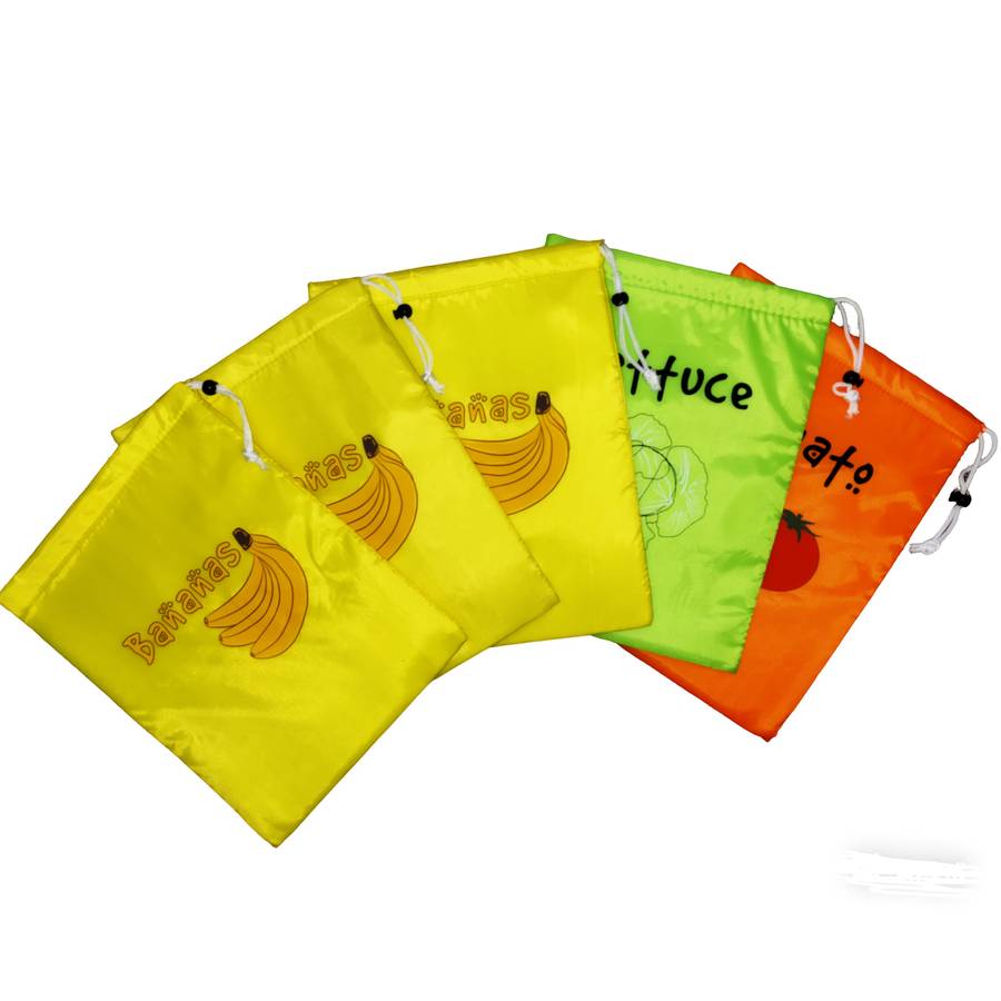 Food Storage Bags Quantity 5Pcs 3Bananastomatolettuce