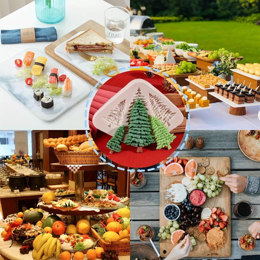 Suitable For Baking Molds Style Christmas Tree