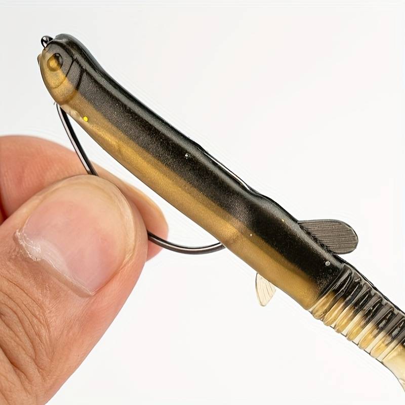 4pcs Small Loach Bait for Fishing Mandarin Fish Bass And Black Fish