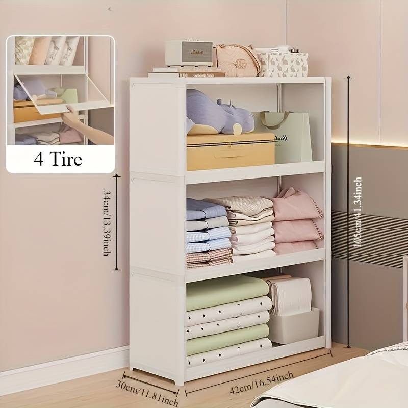 Storage And Organizationcolor White 4 Layers Model Siceng 06