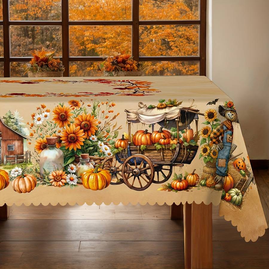 Halloween tablecloth decoration size 60x120in 152x304cm or Rectangle