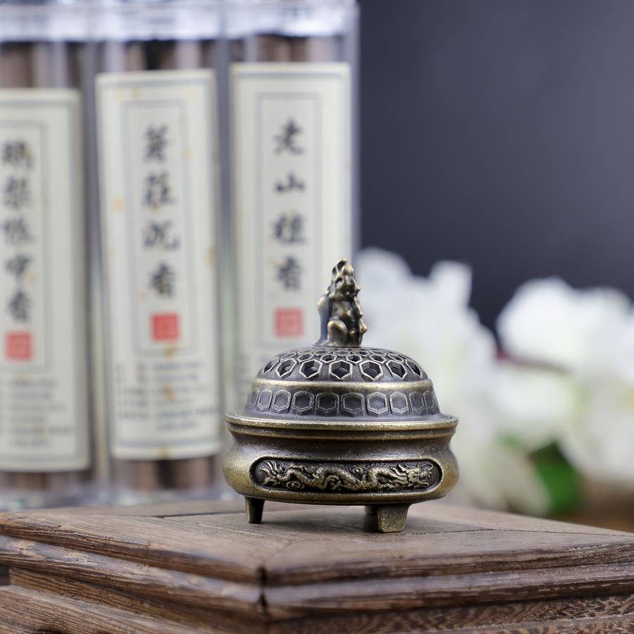 Incense Burner Items  Three Legged Qilin  Dragon And Phoenix Incense Burner  One Piece
