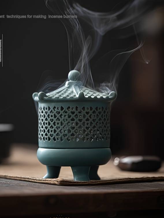 Incense Burner Model  186# Ancient Tower Incense Burner  Brown