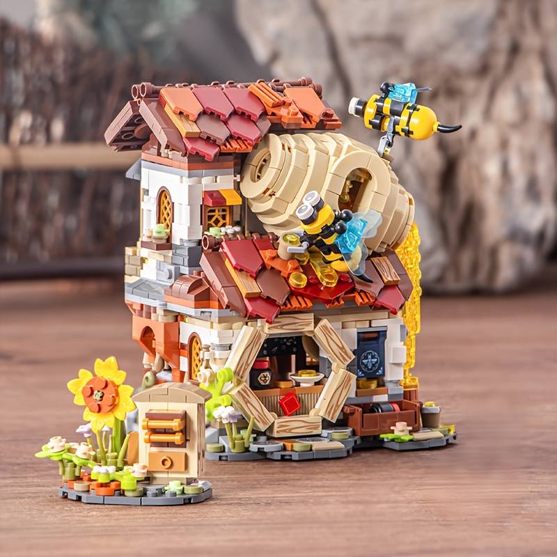 Building Toy Architectural Model Toy Set Style Honey Shop