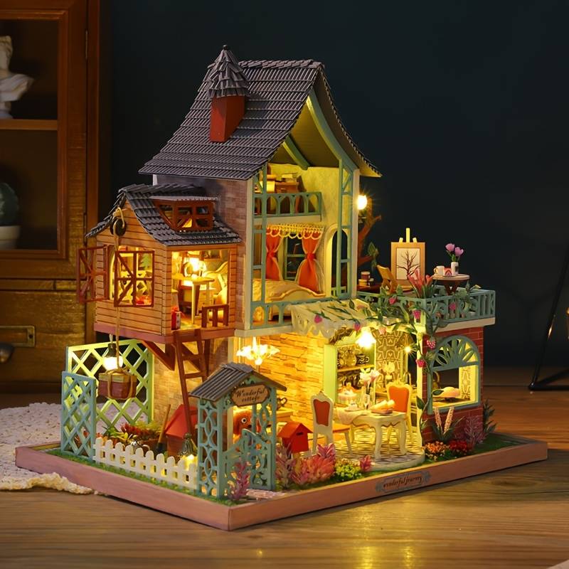 Building Toy Architectural Model Toy Set Style Jungle Secret