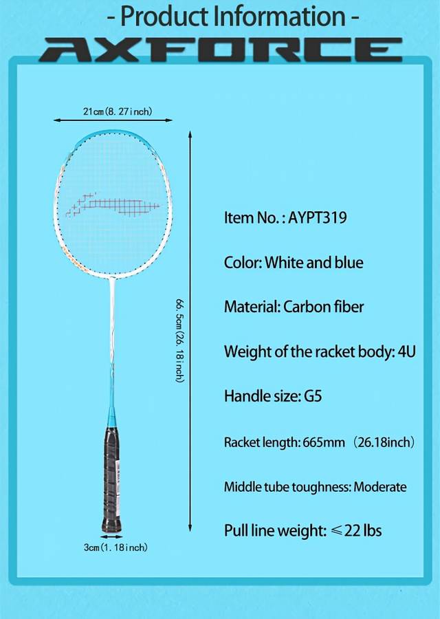 Badminton Racket Model Aypt319
