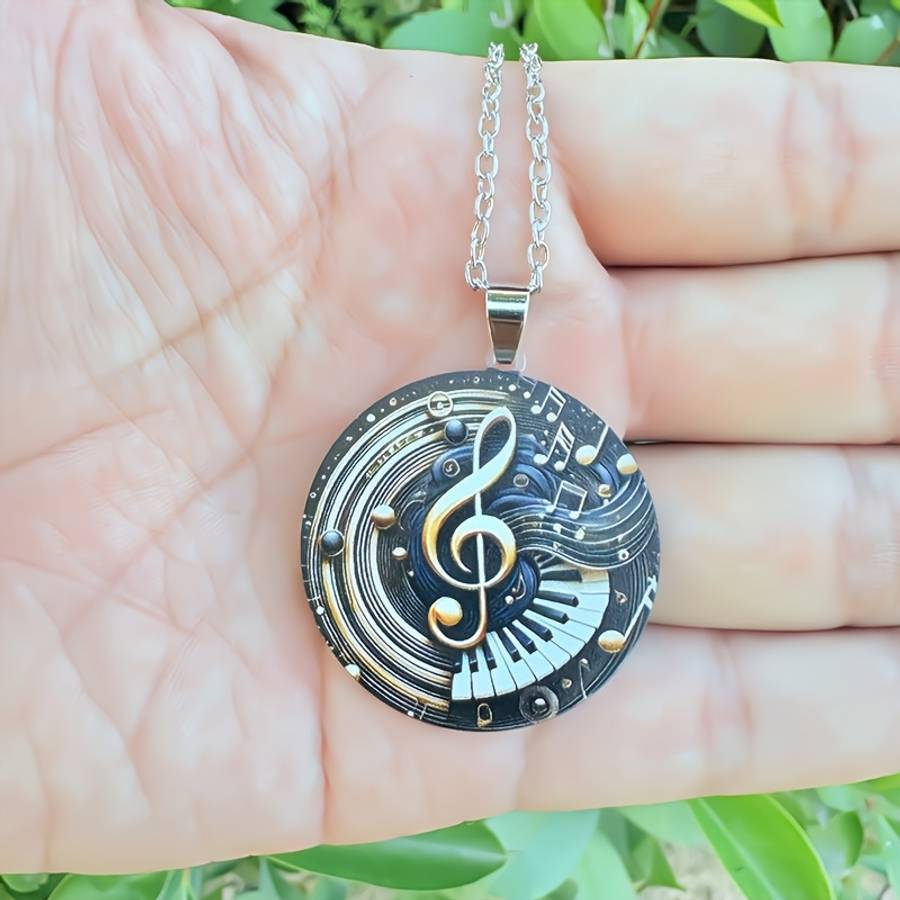 Trendy Rhinestone Flat Flat Exquisite Fashion Music Note Casual Outfit