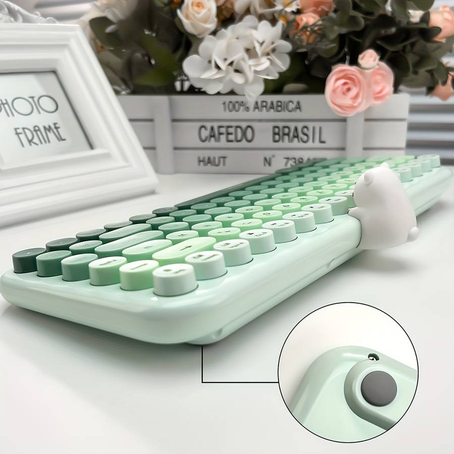 MOFII Wireless Keyboard Mint Green