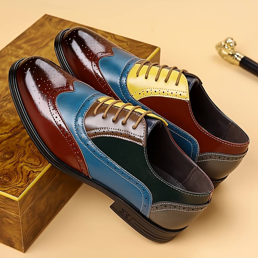 Mens Leather Shoes Color Burgundy Sizeuk 10