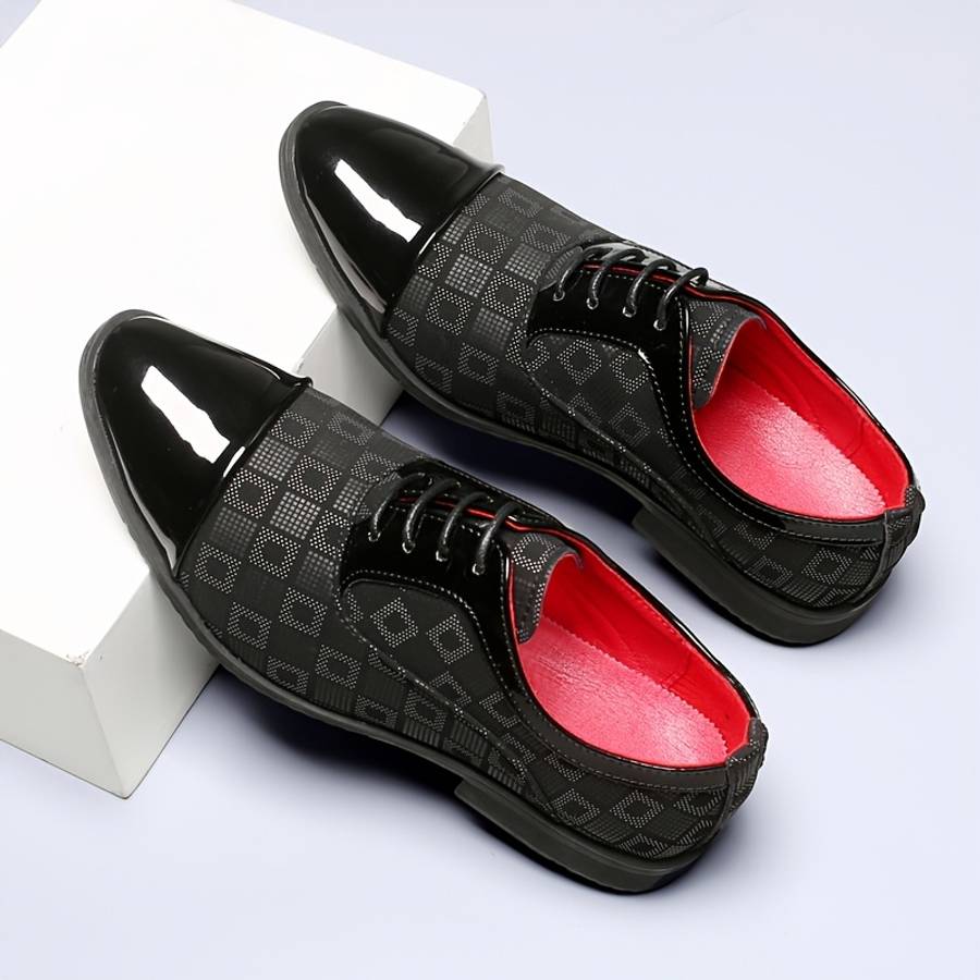 Mens Leather Shoes Color Black Sizeuk 8