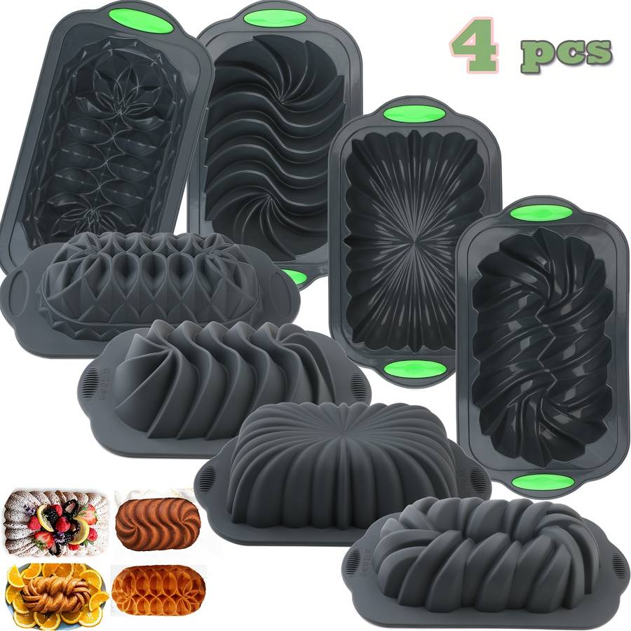 Suitable For Baking Molds Color Gery Quantity 4Pcs