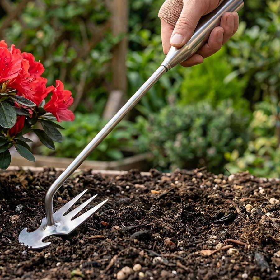Garden Supplies Quantity 2Pcs: 50Cm Thickened Weeding Rake Multi Functional Tape