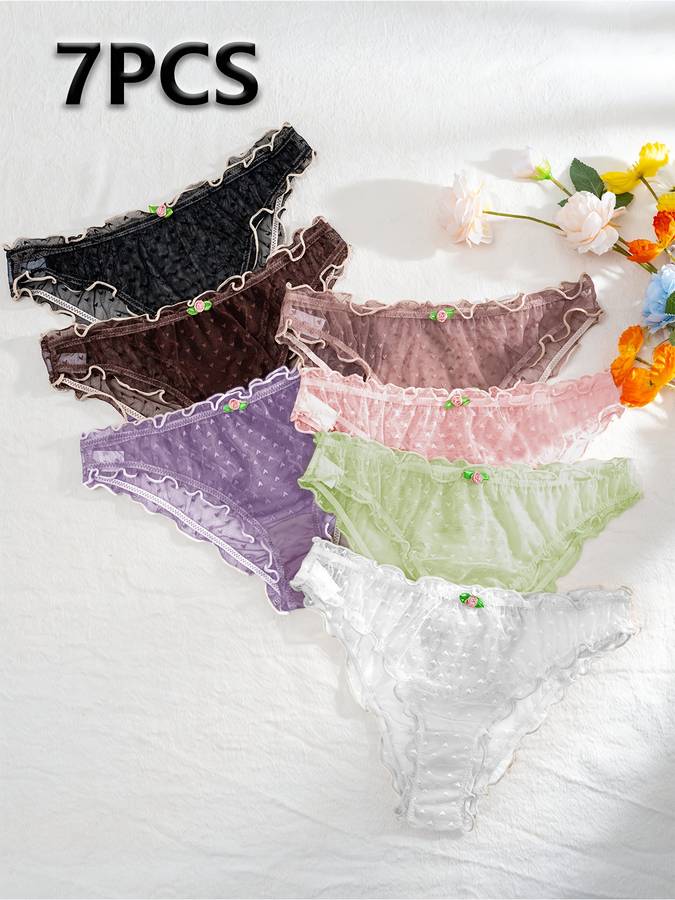 Womens Underwear Color Black  Brown  Purple  Light Khaki  Light Pink  Green  White Sizes