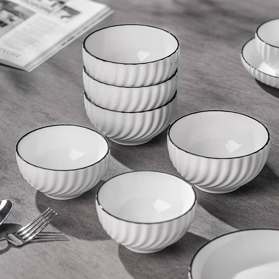 Bowl Color White Quantity2Pcs