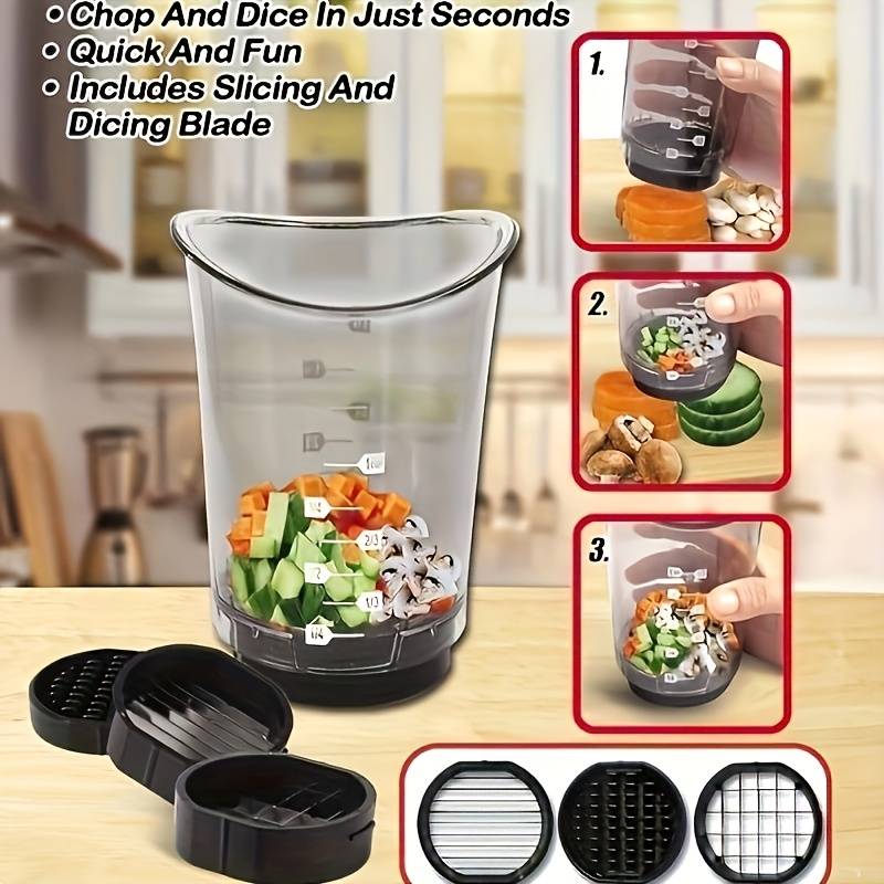 Manual Food Slicer Chopper Versatile Kitchen Gadget