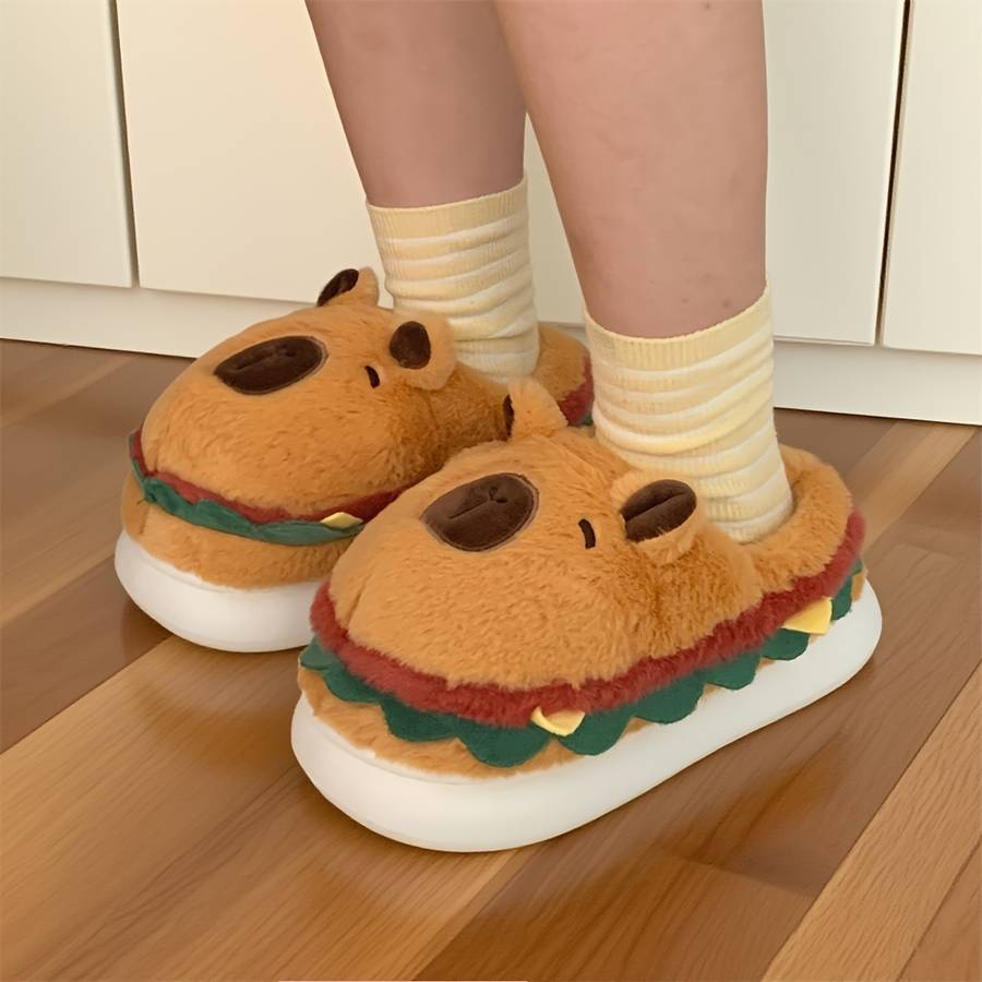 Cotton Slippers Color Orange Sizeuk 5-5.5 Big Kid