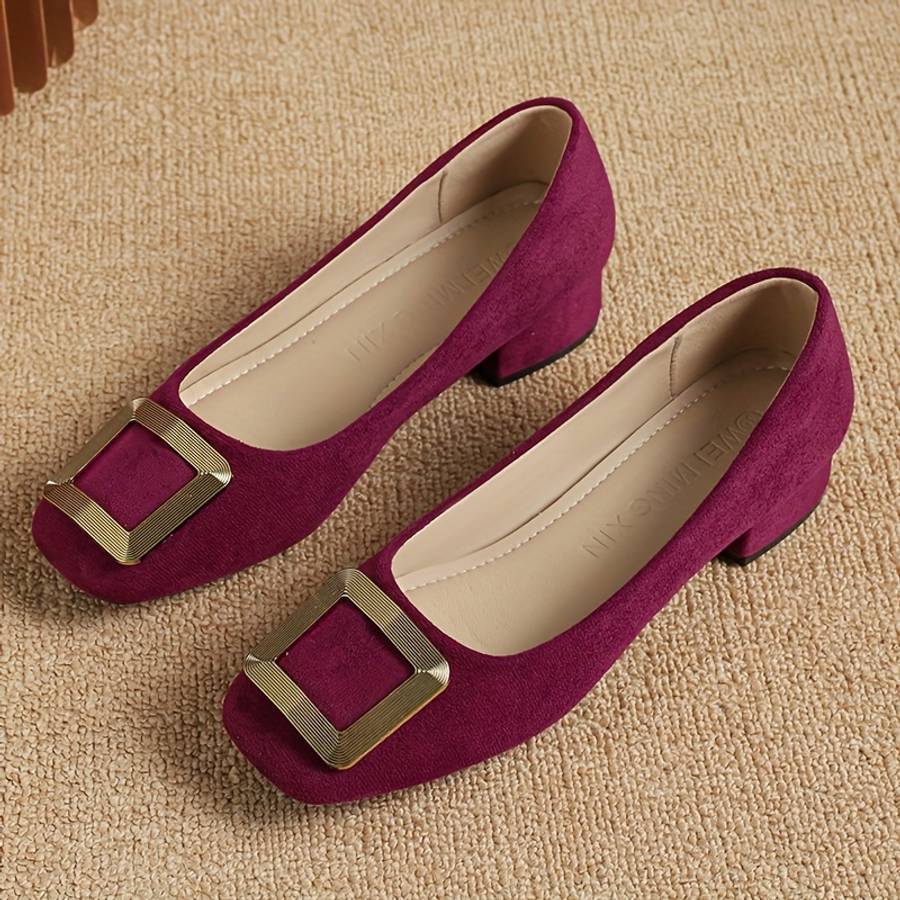 Women S High Heels Color Wine Red 3Cm Sizeuk 7.5