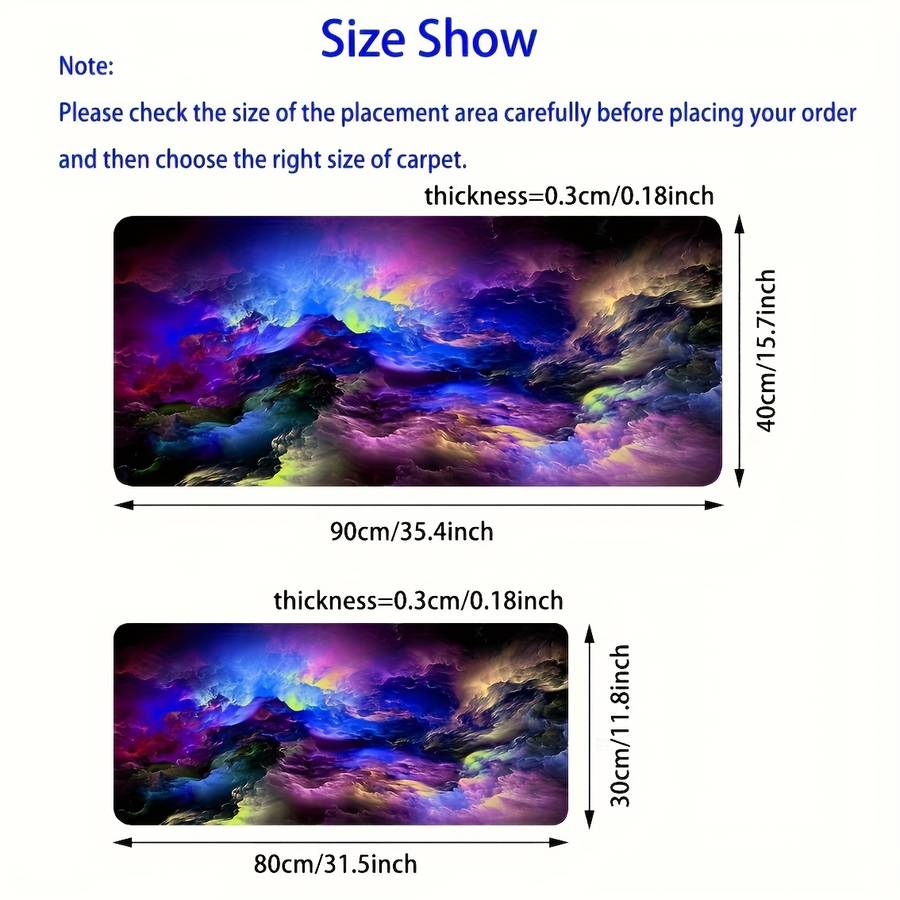 Mouse Pad Size 400X900X3Mm