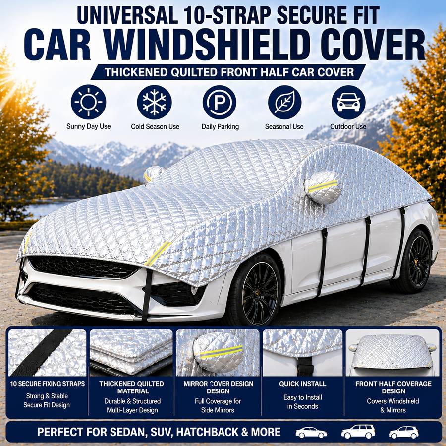 Car Cover Model Sedan Half Enclosed Car Cover