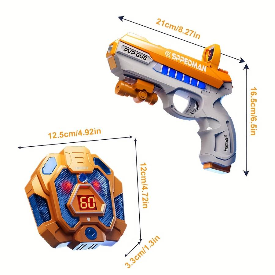 Toy Gun Color Orangegrey Set