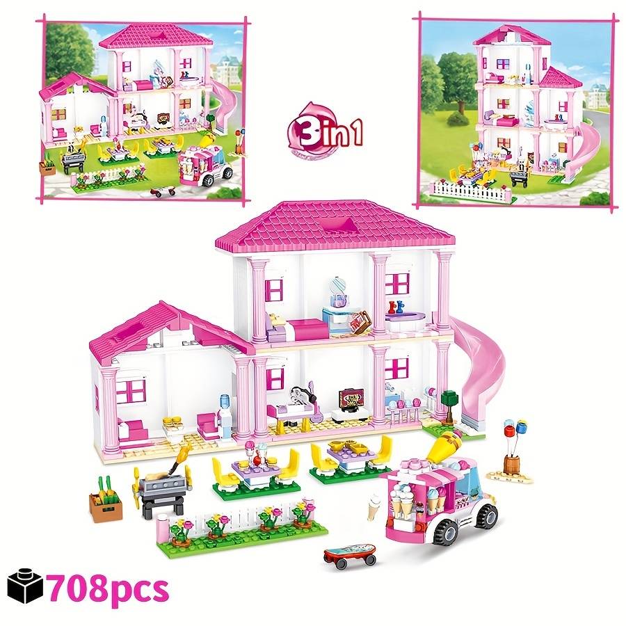 Building Toy Architectural Model Toy Set Quantity 1142Pcs