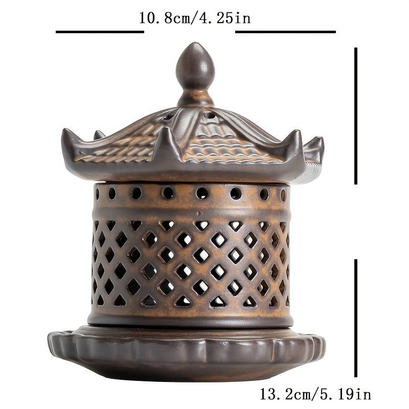 Incense Burner Style  Pavilion Palace Lantern Incense Burner