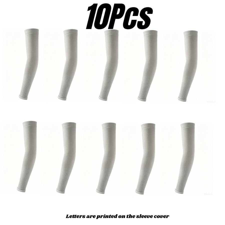 Sunscreen Sleeves Color White 10Pcs