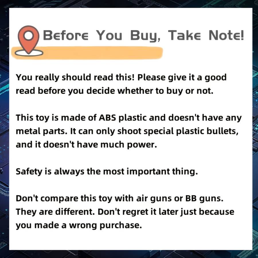 Toy Guns Items Black  6 Cartridges  Add  20 Soft Bullets