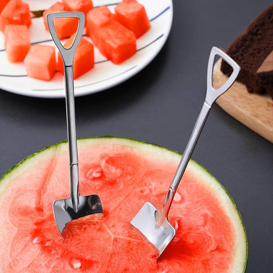 8pcs set Dessert Spoons 8 Stainless Steel Spoons Ice Cream Fruit Spoons Suitable For Home Fr