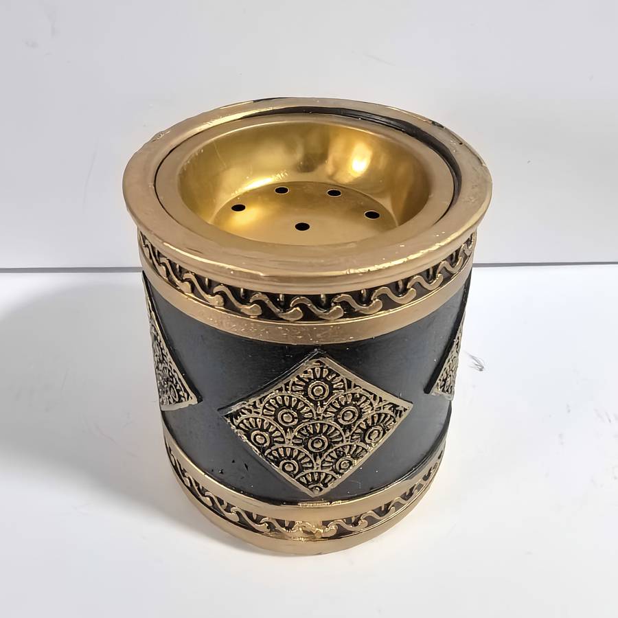 Incense Burner Color  White Golden