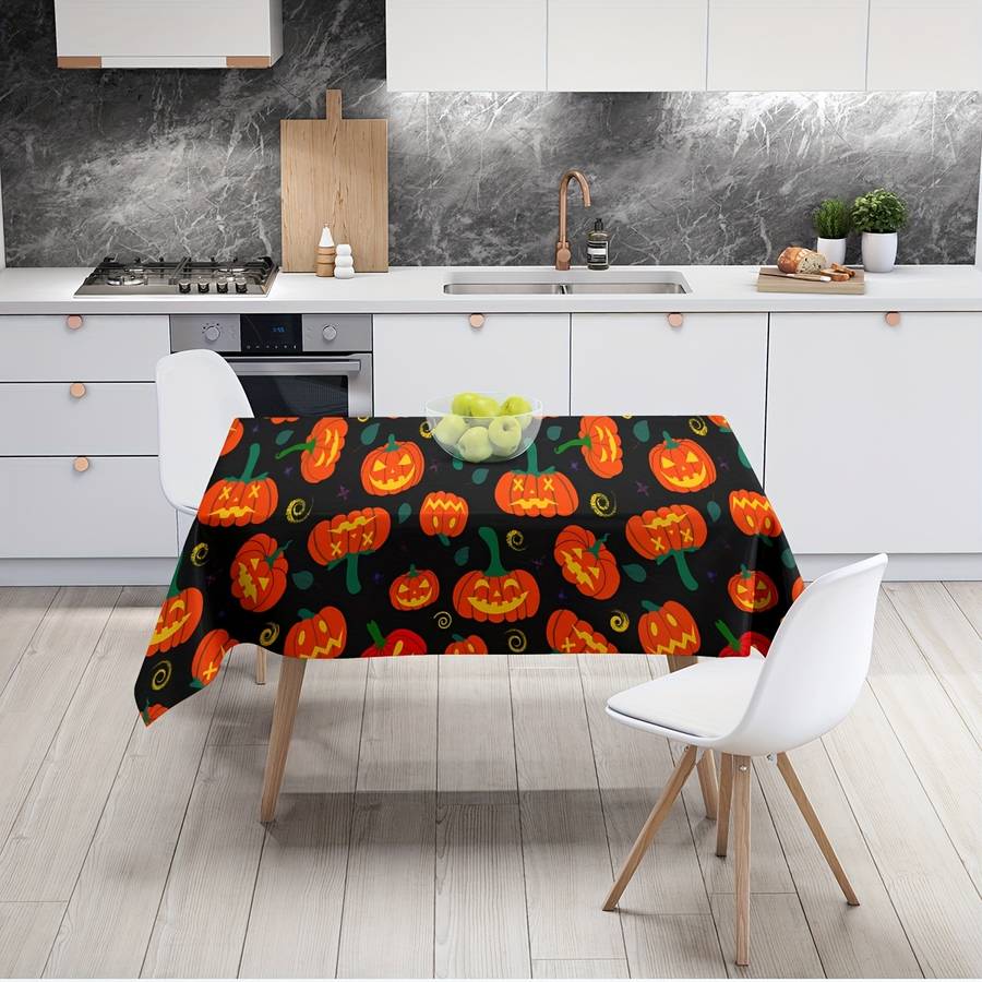 Halloween tablecloth decoration size 55.1 x 55.1in or 140 x 140cm