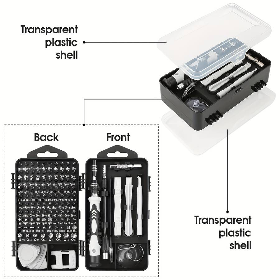 Screwdriver Bit Tool Set Color Grey Advanced Edition